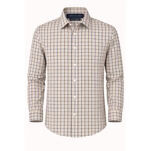 Tommy Hilfiger Slim Fit Non Iron Dress Shirt 15.5 32/33 Plaid Button Down Men’s